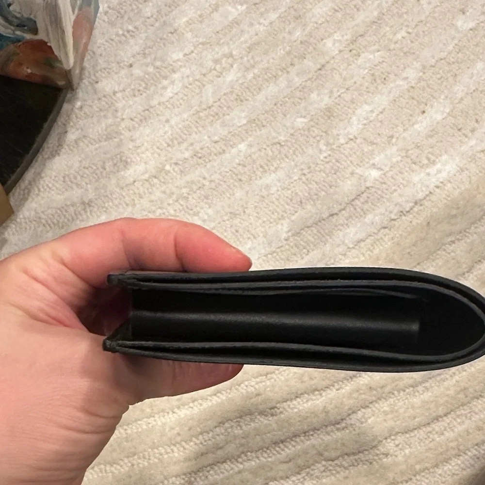 Handcrafted Black Leather Wallet